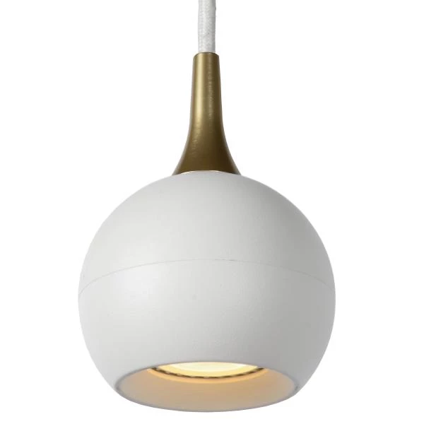 Lucide FAVORI - Suspension - Ø 9 cm - 1xGU10 - Blanc - détail 1